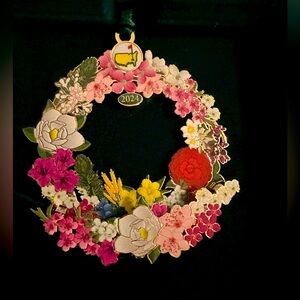 Masters azalea flower ornament. Purchased @ the Masters in Augusta. NWT